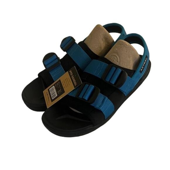 Astral Women's PFD Sandal W’s Black and Blue Sandals, Size 11 - Picture 1 of 8